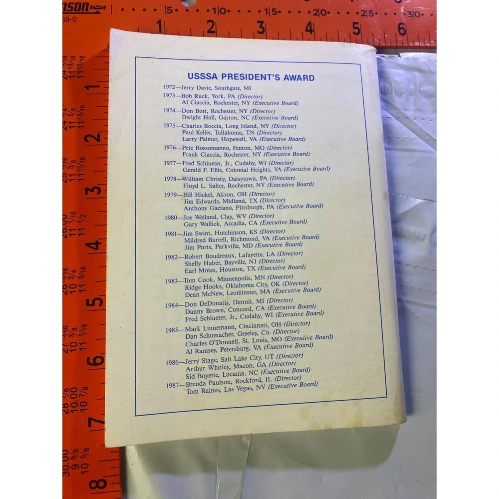 USSSA measurements height